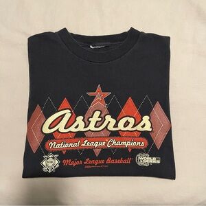 Vintage Astros Black T-Shirt